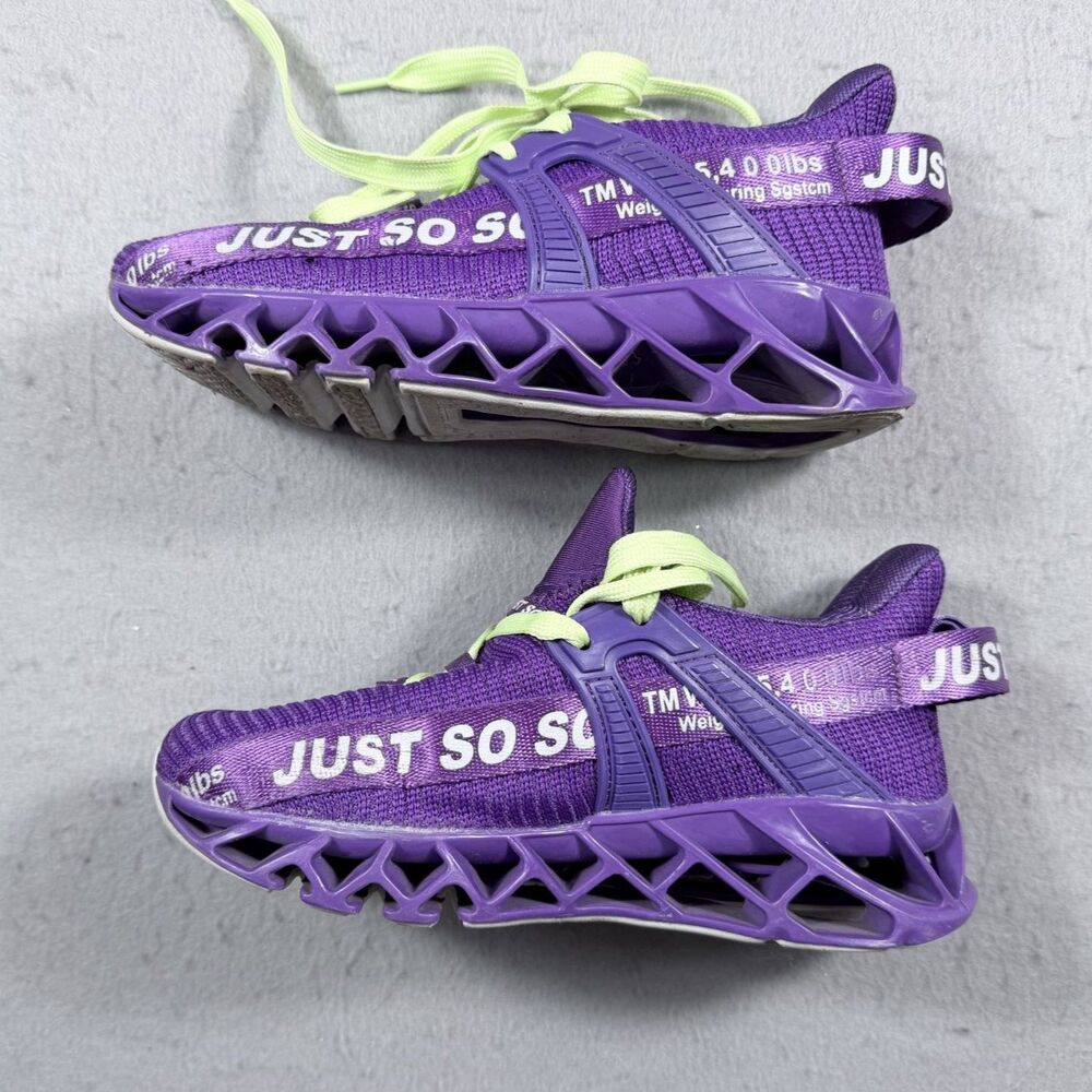 Just So So Purple Sneakers Running Outdoor Men Women Track Hiking Track Athletic
